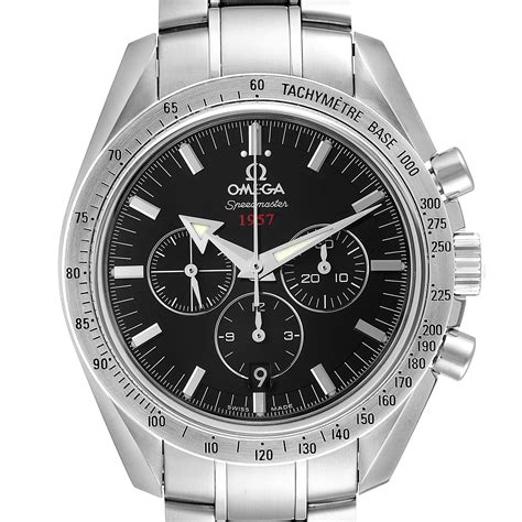 omega speedmaster 1957 broad arrow 50th anniversary|Omega Speedmaster 57 thickness.